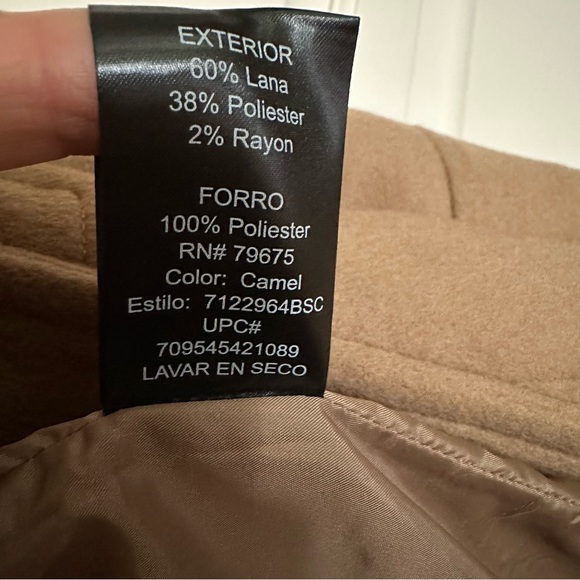 🆕 LONDON FOG Camel Wool Blend Coat NWT - Picture 14 of 16